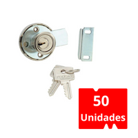 Pack 50 Cerraduras de Muebles Mod.1S-C 20mm