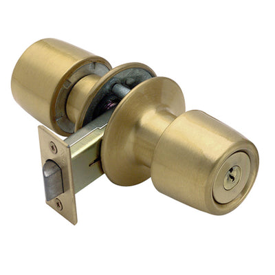 Cerradura Tubular Pomo Urbano Oficina/Dormitorio Bronce