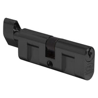 Cilindro Oval 70 mm Dormitorio 5 Pin 3Llaves/Perilla negro