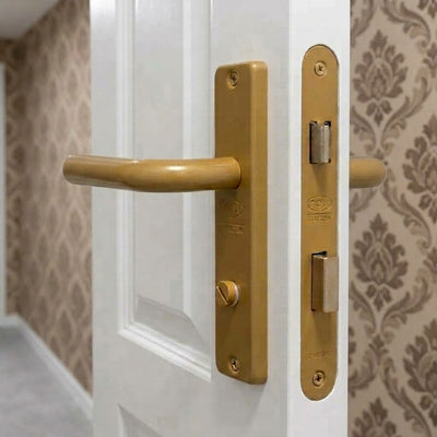 Cerradura Embutida Clasica Kenzo B40 Bronce de Baño