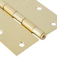 Pack de 3 Bisagras Poli de Acero 3.5 x 3.5 Bronce Pulido