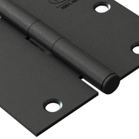 Bisagra de Acero Poli 3x3 Rústica color Negro