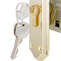 Cerradura Embutida Anna B40 Bronce para Puerta de Acceso Derecha con Manilla Interior