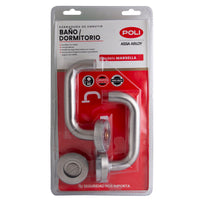 Cerradura Embutida Marsella B40 Inoxidable de Baño y Dormitorio Inoxidable