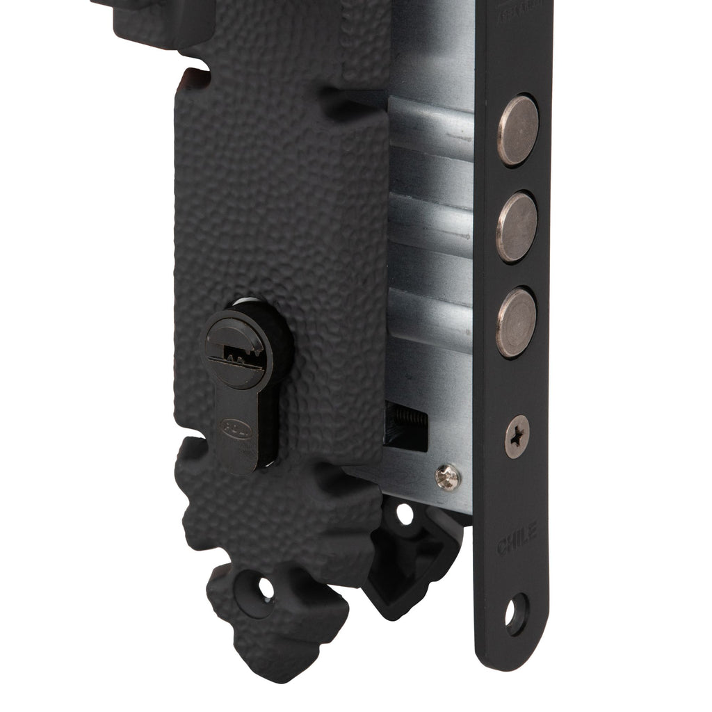 Cerradura Embutida Rústica B40 para Oficina Negro