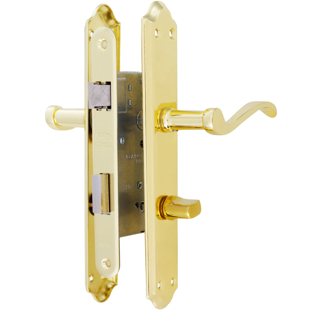 Cerradura Embutida Anna B40 Bronce de Baño