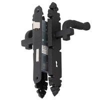 Cerradura Embutida Rústica B40 Negra de Dormitorio