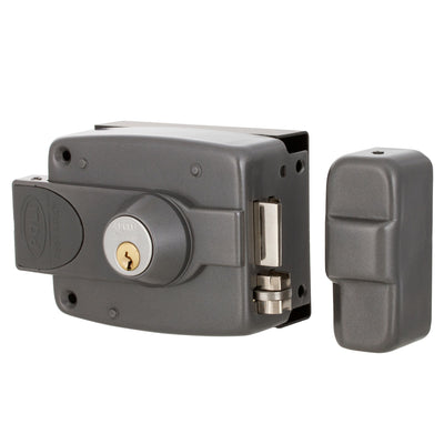Cerradura Sobreponer Eléctrica Poli 3010 Cilindro Ajustable