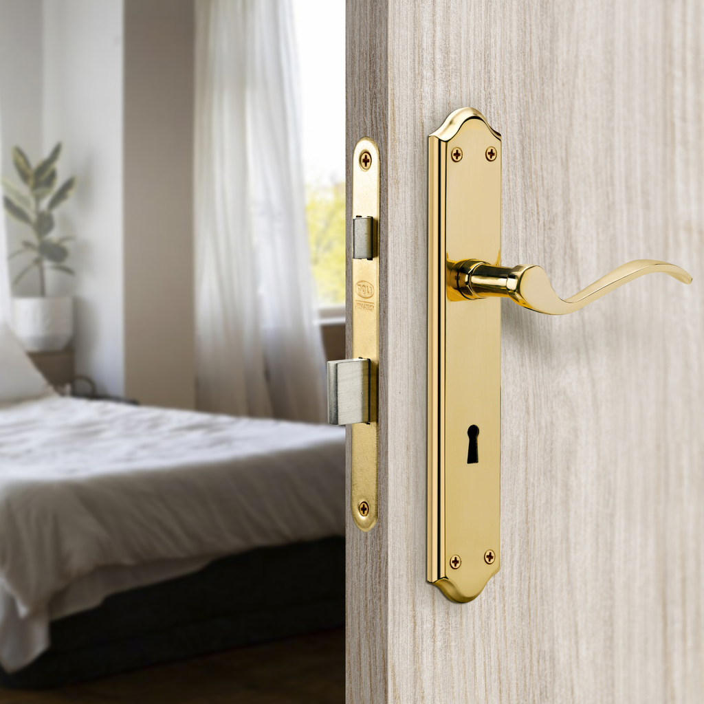 Cerradura Embutida Anna B40 Bronce de Dormitorio