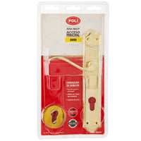 Cerradura Embutida Anna B40 Bronce para Puerta de Acceso Derecha con Manilla Interior