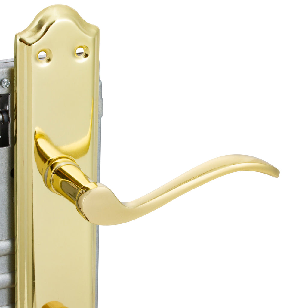 Cerradura Embutida Anna B40 Bronce para Puerta de Acceso Izquierda con Manilla Interior
