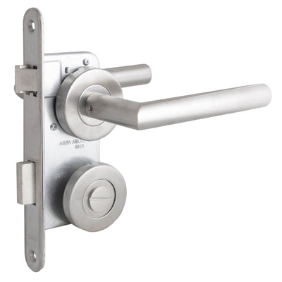 Cerradura Embutida Niza B40 Inoxidable de Baño y Dormitorio