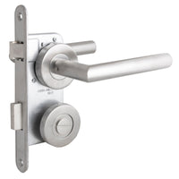Cerradura Embutida Niza B40 Inoxidable de Baño y Dormitorio
