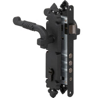 Cerradura Embutida Rústica B40 para Oficina Negro
