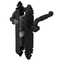 Cerradura Embutida Rústica B40 Negra de Libre Paso