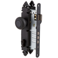 Cerradura Embutida Rústica B60 Negra de Oficina