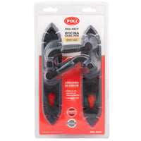 Cerradura Embutida Rústica B40 para Oficina Negro