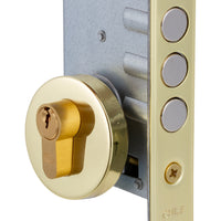 Cerradura Embutida Anna B40 Bronce para Puerta de Acceso Izquierda con Manilla Interior