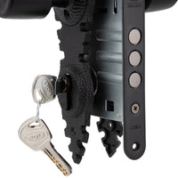 Cerradura Embutida Urbano Rústica B60 Negra de Oficina