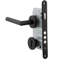 cerradura para puerta principal color negro