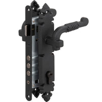 Cerradura Embutida Rústica B40 para Oficina Negro