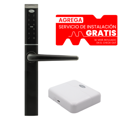 Smart Pack Cerradura Digital Smart 1300 + Hub Poli Home