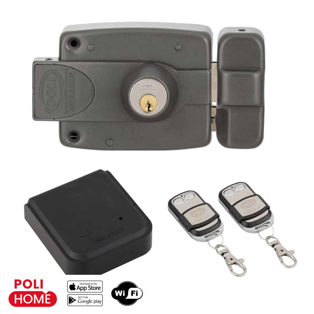 Smart Pack Cerradura Eléctrica 3010 POLI HOME con apertura remota WIFI