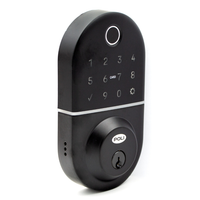 NUEVO Pack Cerrojo Digital Inteligente Poli Smart 1100 Negro Apertura Huella, Tarjeta y Código