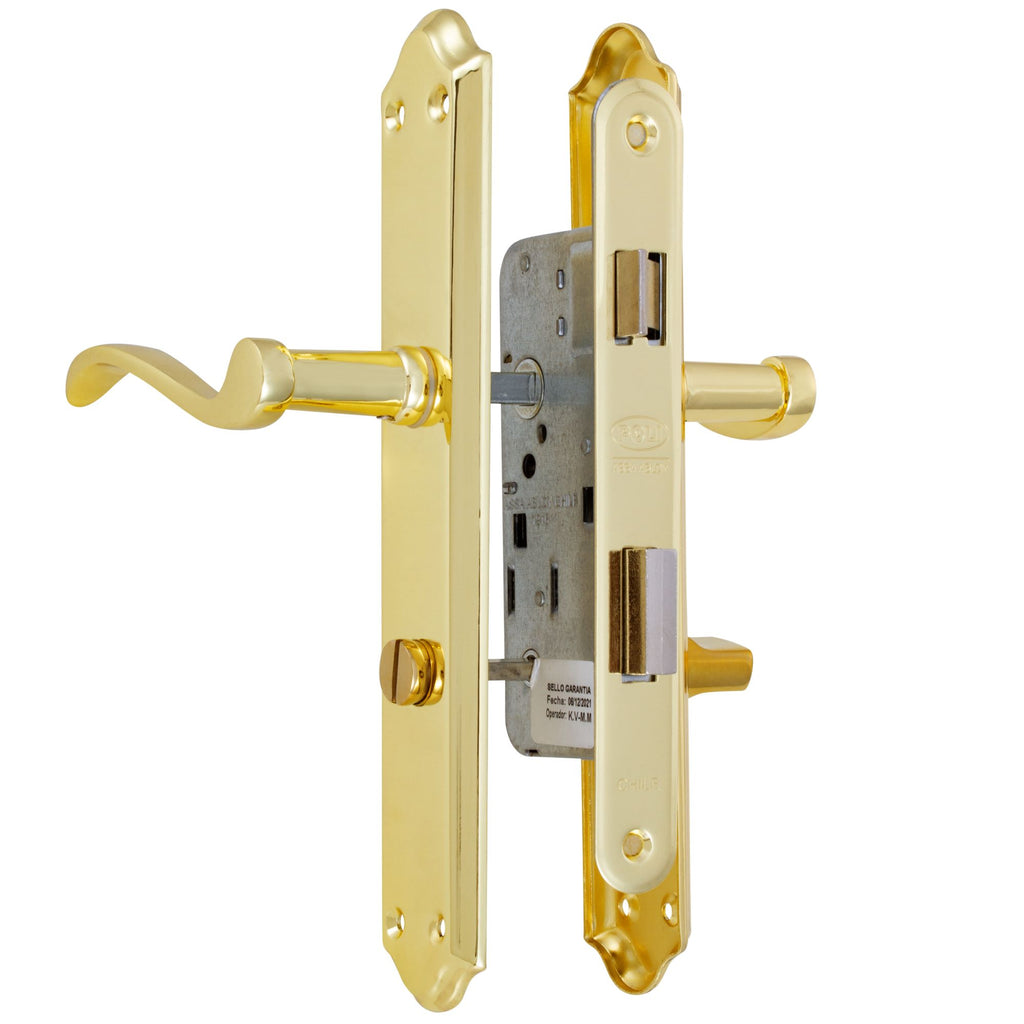 Cerradura Embutida Anna B40 Bronce de Baño
