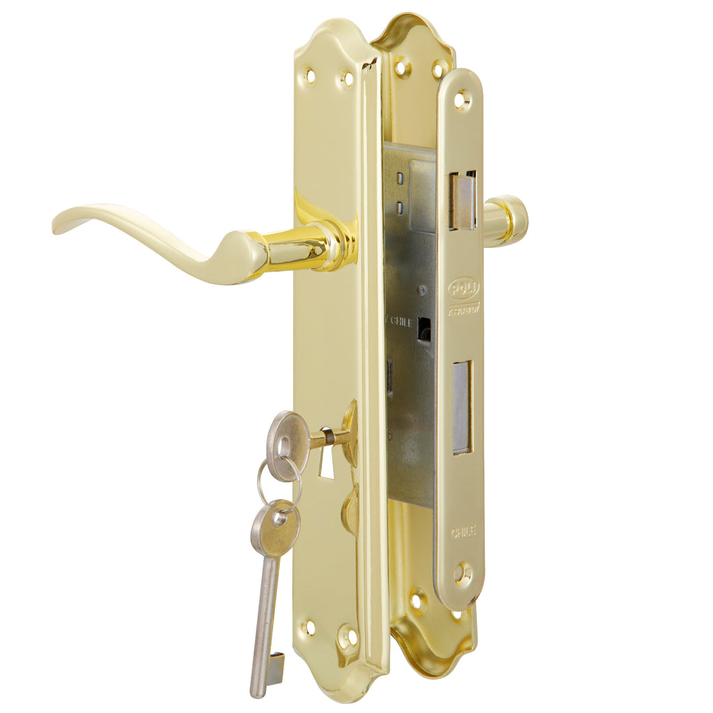 Cerradura Embutida Anna B40 Bronce de Dormitorio