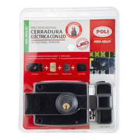 Kit Cerradura Eléctrica 3010 LED Full con Pulsador| Indicador Puerta Abierta o Cerrada