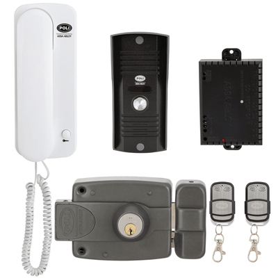 Kit Cerradura Eléctrica 3010 Portero Control Remoto