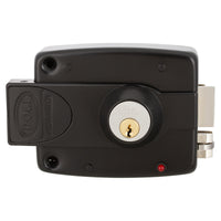cerradura eléctrica con luz led para ver puerta abierta o cerrada