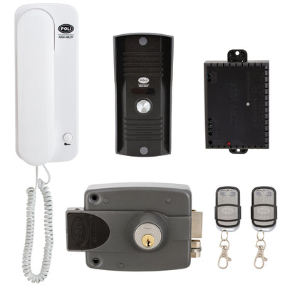 Kit Cerradura Eléctrica 3010 Portero Control Remoto
