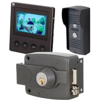 Kit Videoportero + Cerradura Sobreponer Eléctrica 3010