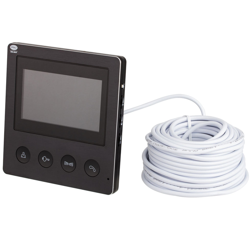 Kit Videoportero con Monitor LCD 4,3" para Apertura Remota