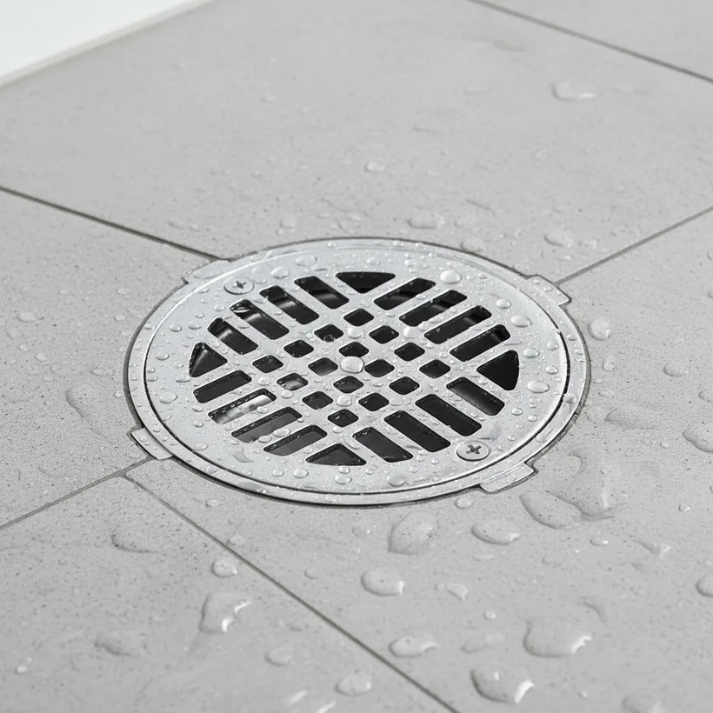 Rejilla Pileta Redonda 110mm Cromado