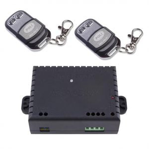 Kit Transformador con 2 Controles Remotos para Cerradura Eléctrica