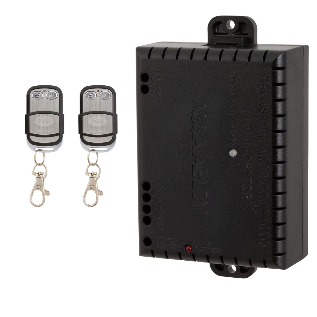 Kit Transformador con 2 Controles Remotos para Cerradura Eléctrica