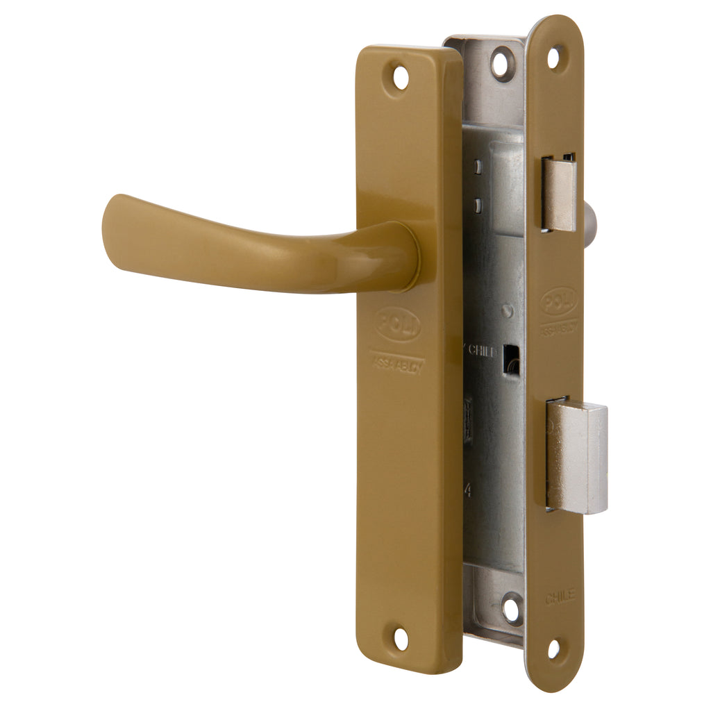 Cerradura Embutida Clásica B40 Loggia Llave Bronce-Inoxidable
