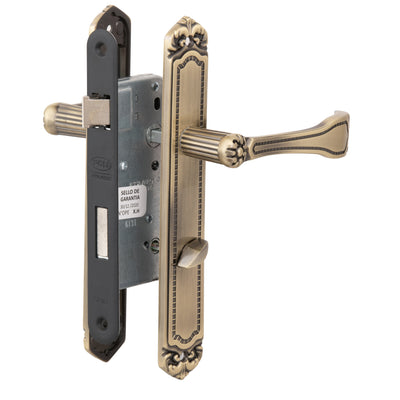 Cerradura Embutida Barroca B40 Baño