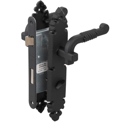 Cerradura Embutida Rústica B40 Manilla Baño