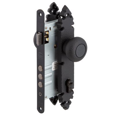 Cerradura Embutida Pomo Rústica B60 Acceso Exterior Fijo