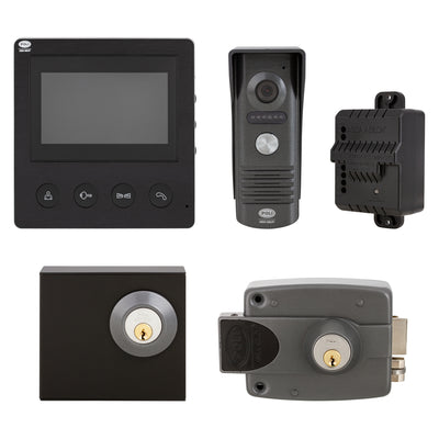 Kit Videoportero + Cerradura Sobreponer Eléctrica 3010