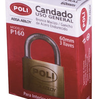 Candado Bronce Estándar P/160 60mm Bronce