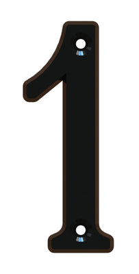 Número 1 Estándar 8,5cm Rústico