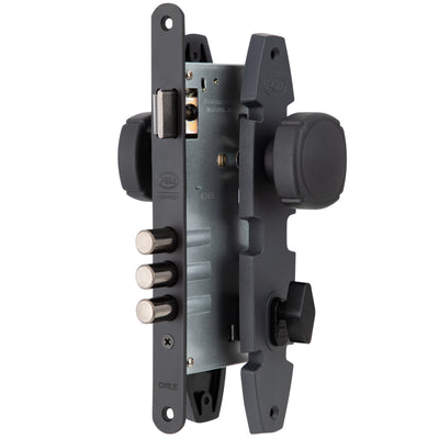 Pack 3 Cerradura Embutida Nordica B60 Pomo Oficina