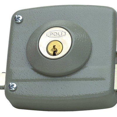 Cerradura Sobreponer Tradicional 1974 Cerrojo Macizo + Tirador Exterior