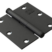 Bisagra de Acero Poli 3x3 Rústica color Negro
