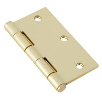 Pack de 3 Bisagras Poli de Acero 3.5 x 3.5 Bronce Pulido